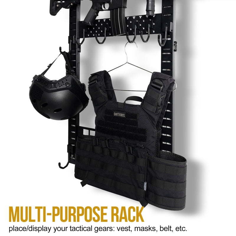 Wall Mount Rack 13 丨Shelf & Mag Hanger Added